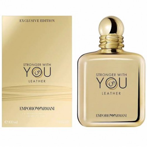 Emporio Armani Stronger With You Leather Edp 100 ml Erkek Parf m